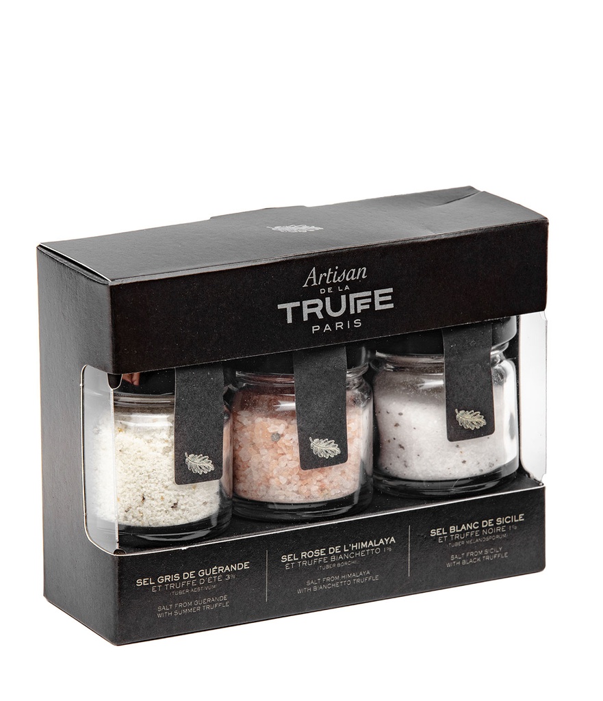 Coffret trio mini-sels à la truffe - 3 x 30g