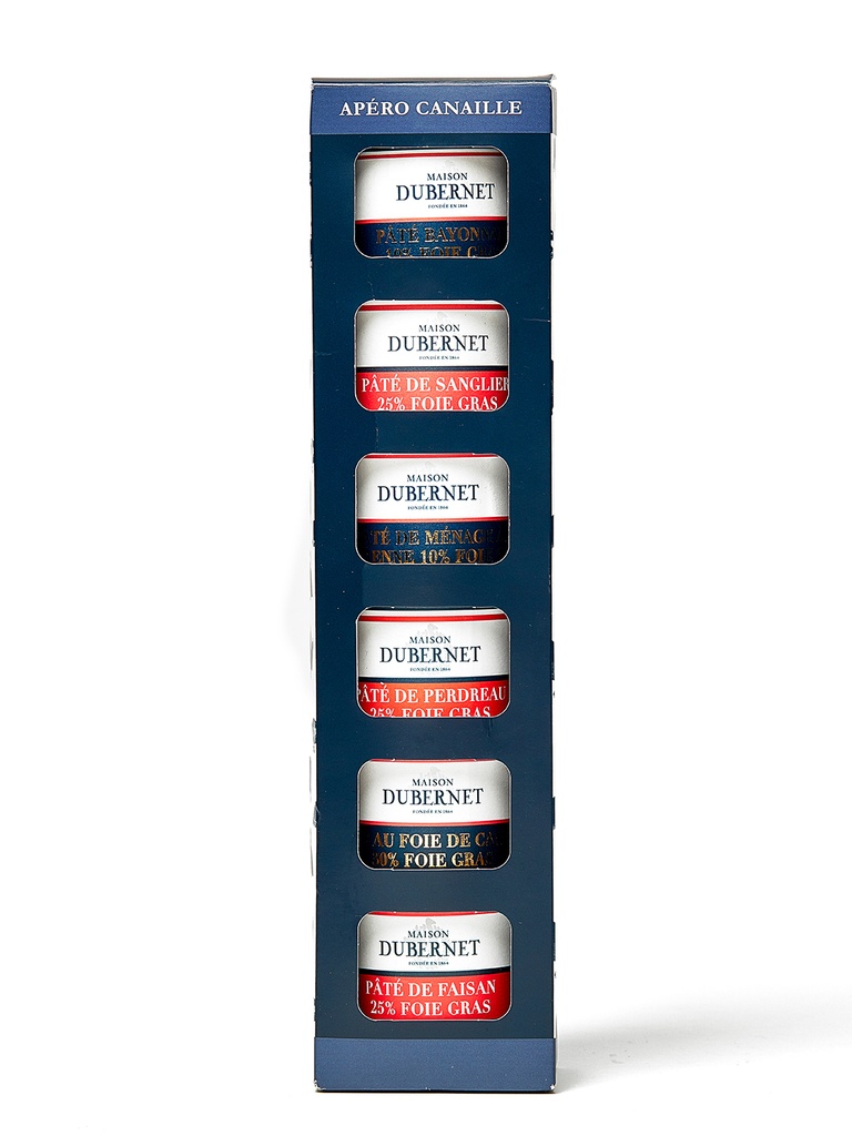 Baguette Apéro Frenchie Assortiment de pâtés - 6x70g