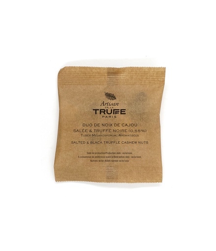 [AAR05-20534] Duo de noix de cajou salée et à la truffe noire - 80g