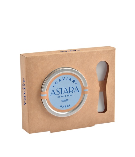 [AAS07-01539] Coffret caviar Baeri sélection 50g avec cuillère de dégustation