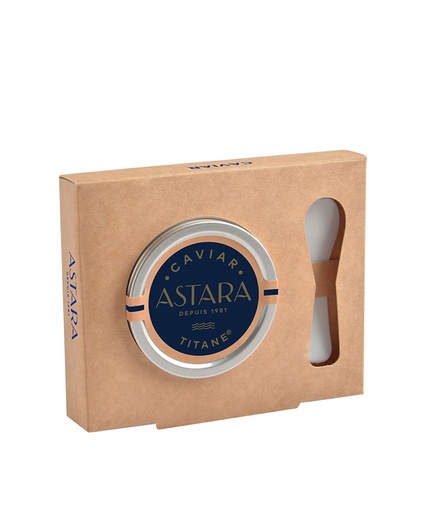 [AAS07-01790] Coffret caviar TITANE® 50g avec cuillère de dégustation